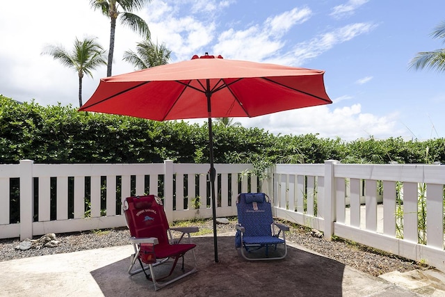 view of patio