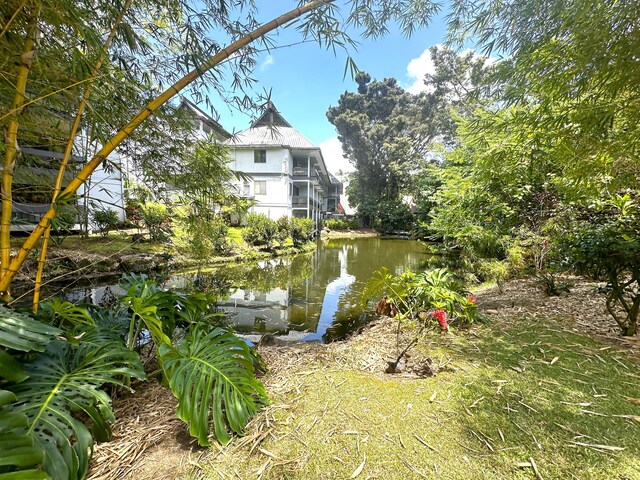 view of water feature