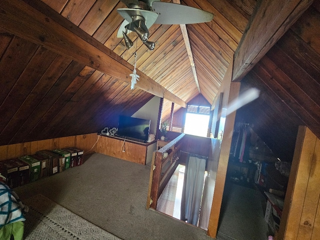 view of attic