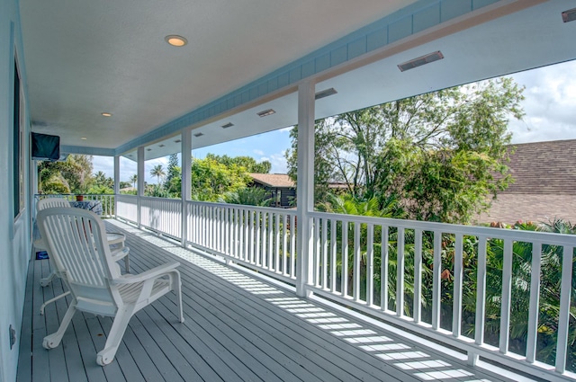 view of deck