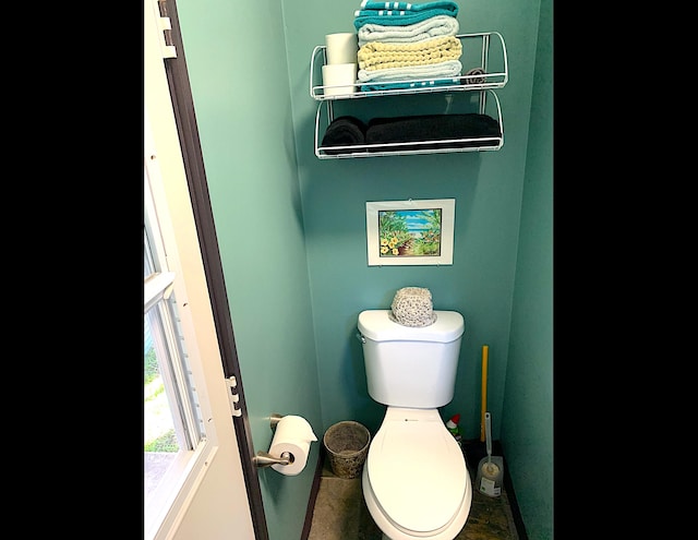 bathroom with toilet