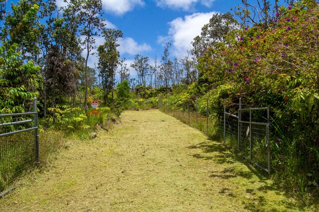 11-3395 Mokuna St, Volcano, HI 96785 - view of yard featuring a rural view