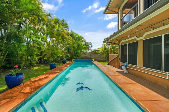 view of pool