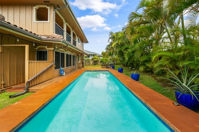 view of pool