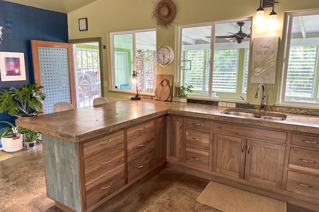 kitchen featuring sink