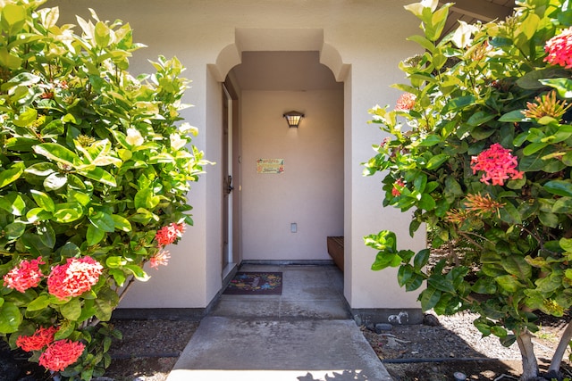 view of entrance to property