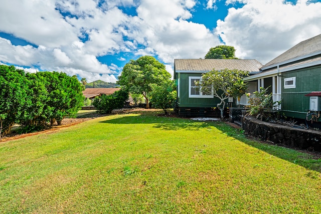 view of yard