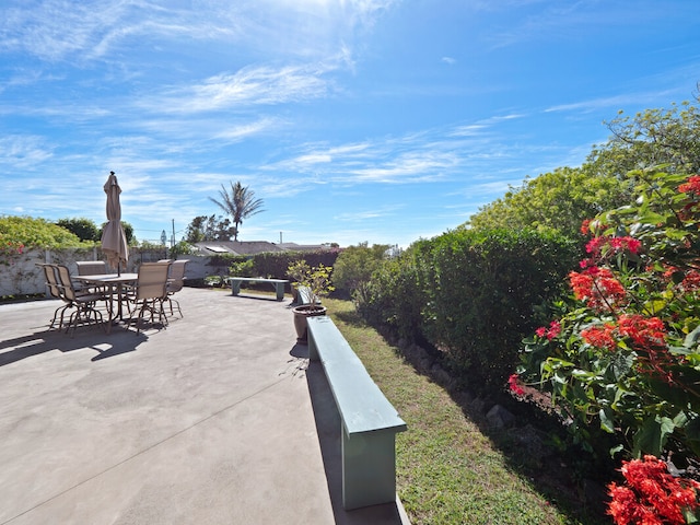 view of patio