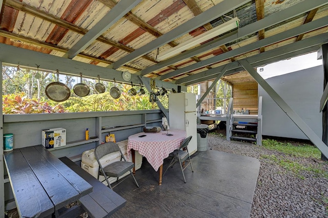 view of patio / terrace with outdoor dining space