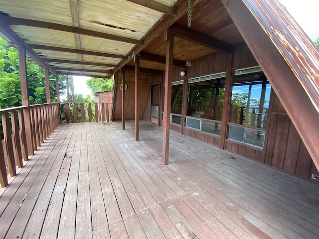 view of deck