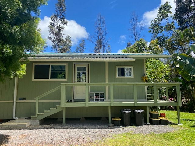 view of rear view of property