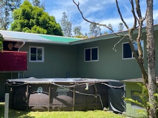 view of rear view of property