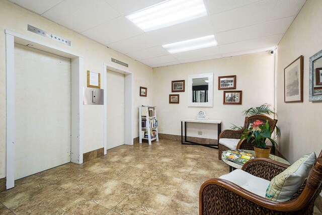 entryway featuring concrete floors