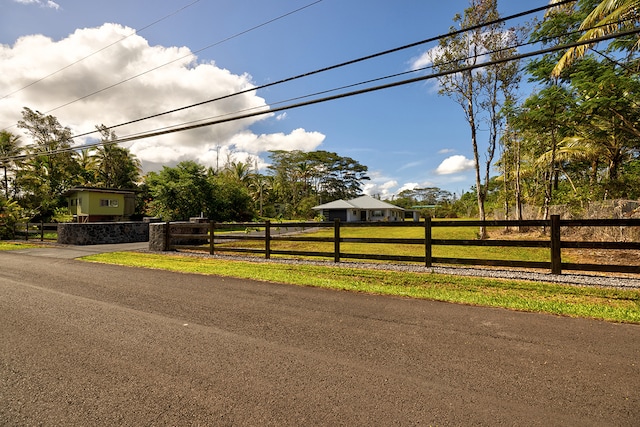 view of road