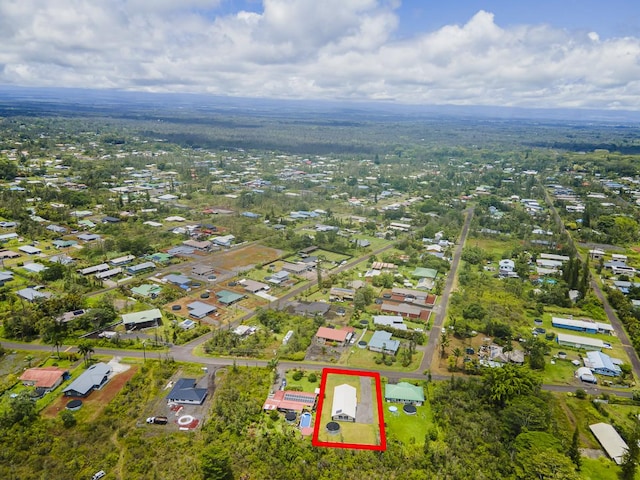 bird's eye view featuring a residential view