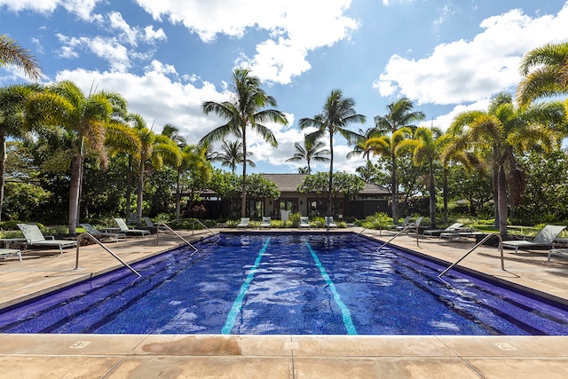 view of swimming pool