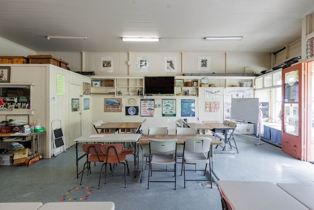 view of dining room