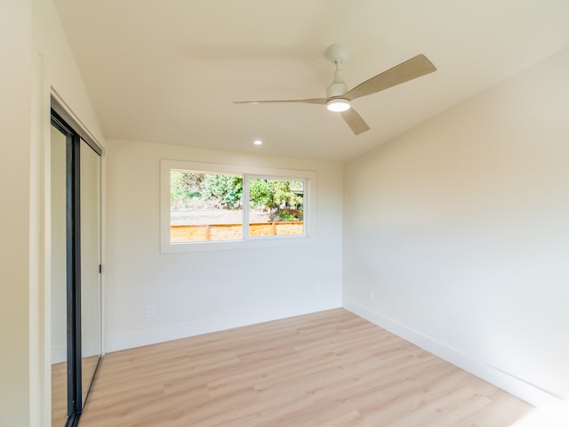 3510 Mokihana Rd, Hanapepe, HI 96716 - interior space featuring light hardwood / wood-style floors and ceiling fan