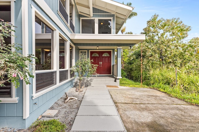 view of entrance to property