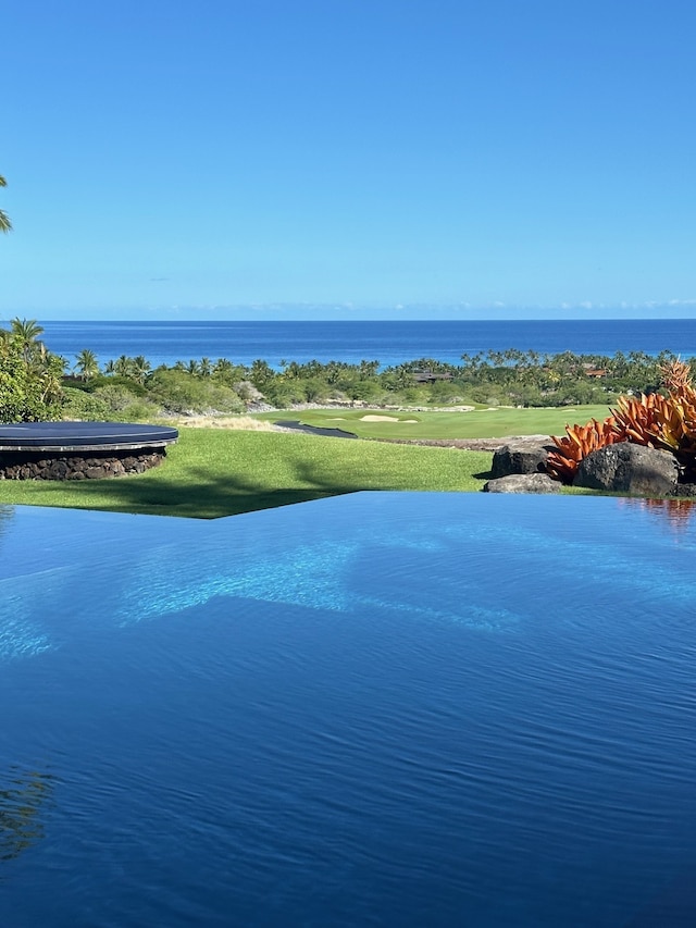 view of water feature