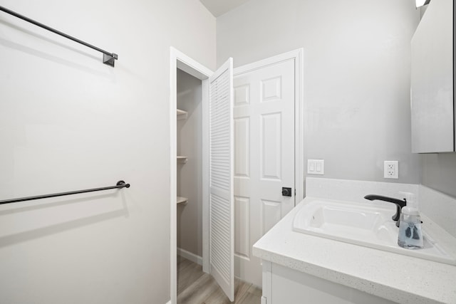 850 Kamalu Rd, Kapaa, HI 96746 - bathroom featuring vanity and wood finished floors