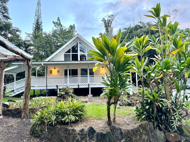 view of back of house