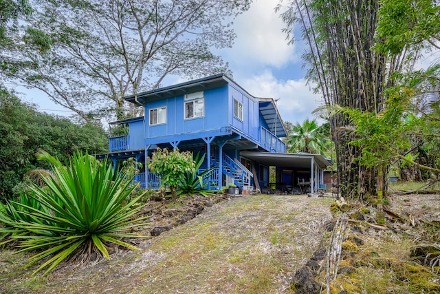 view of rear view of house