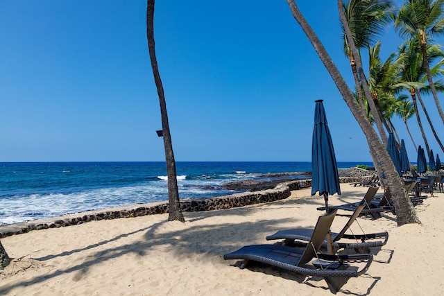 water view with a beach view