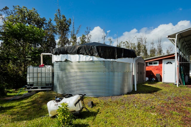 exterior space featuring a yard