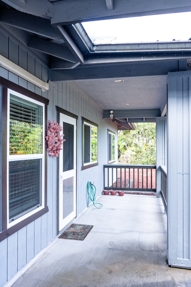 view of patio / terrace featuring a porch