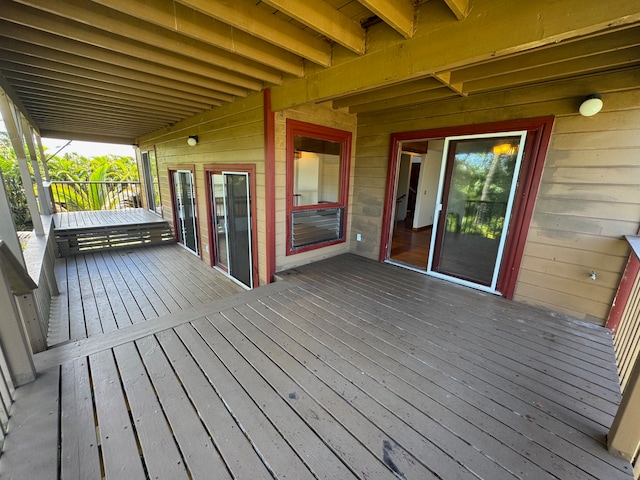 view of deck