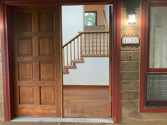 view of entrance foyer