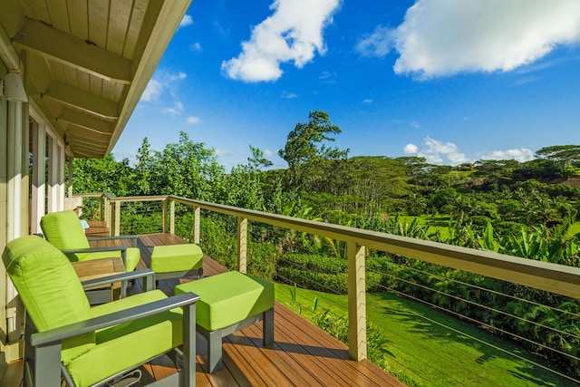 3707 Omao Rd, Koloa, HI 96756 - view of balcony