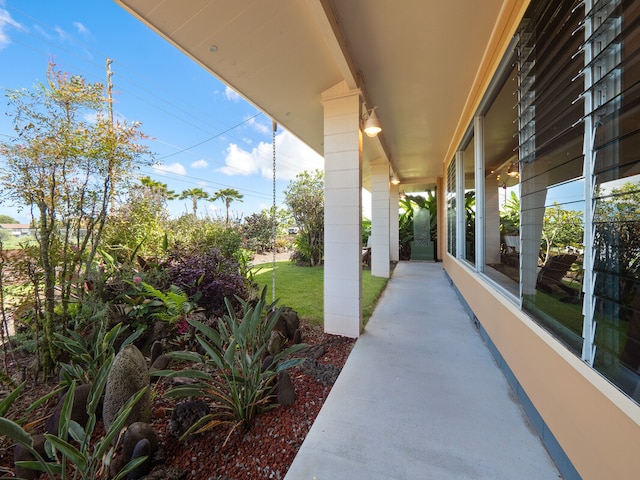 view of patio