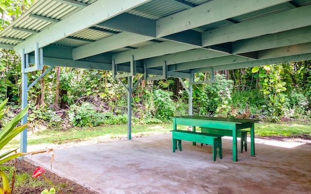 view of patio