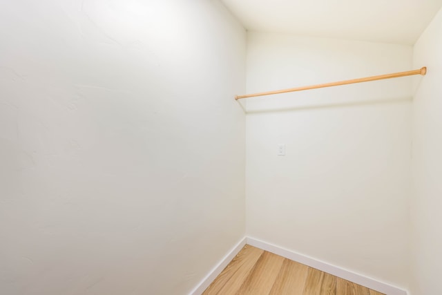 washroom with wood-type flooring