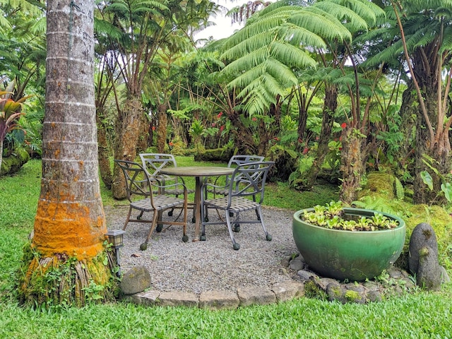 view of patio / terrace featuring outdoor dining area