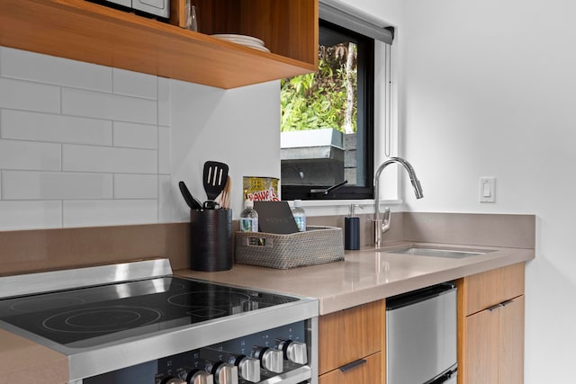 kitchen featuring sink and stainless steel appliances