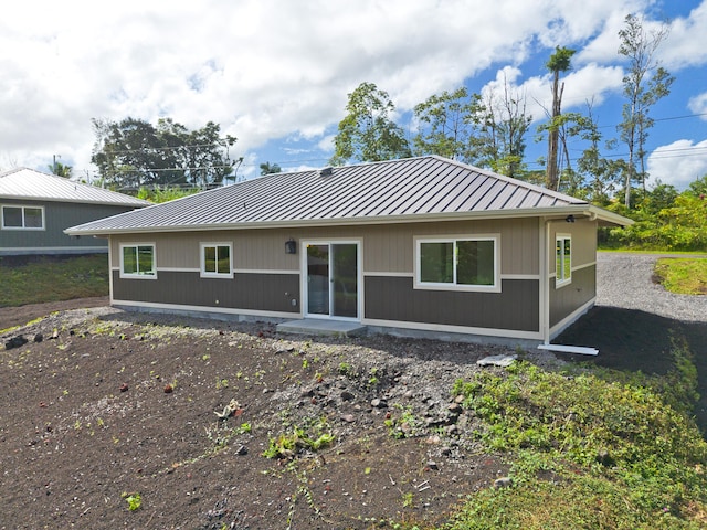 16-2157 Jewel Dr, Pahoa, HI 96778 - back of house with a standing seam roof and metal roof