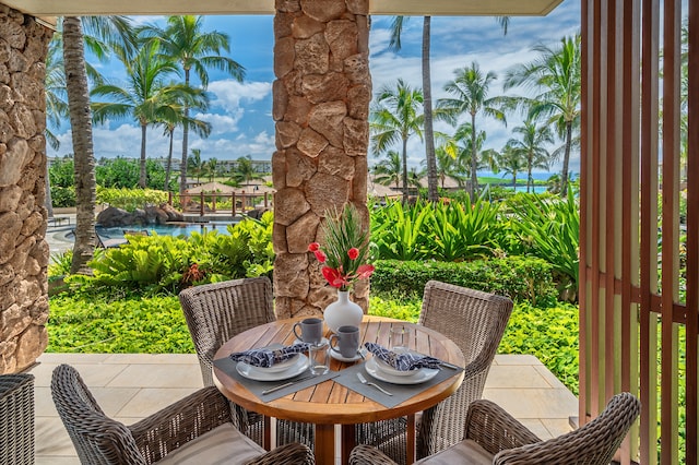 view of patio