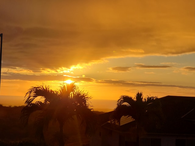 view of nature at dusk