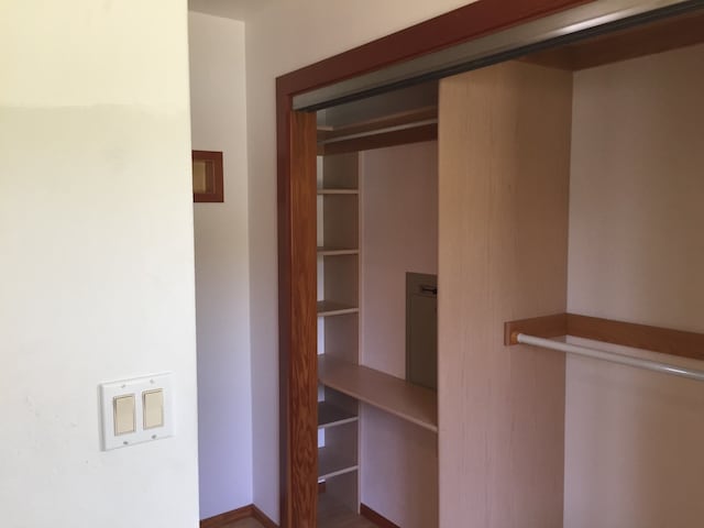 view of closet