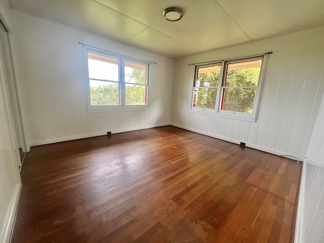 1395 Ainaola Dr, Hilo, HI 96720 - spare room featuring wood finished floors, healthy amount of natural light, and baseboards