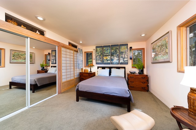 bedroom featuring carpet floors