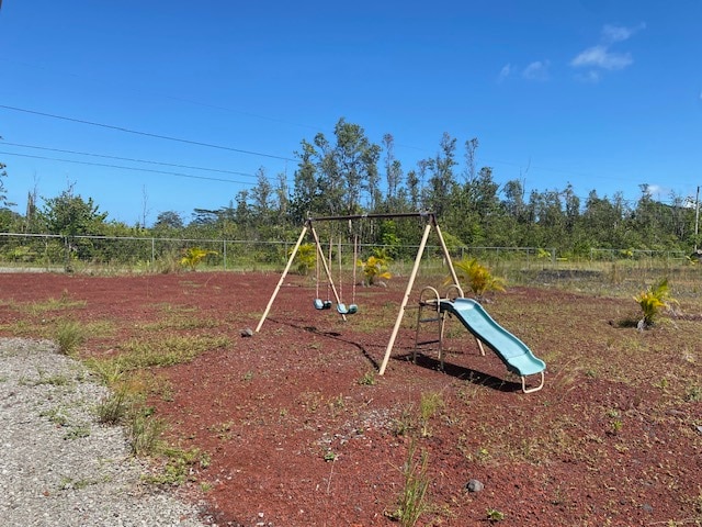 view of jungle gym