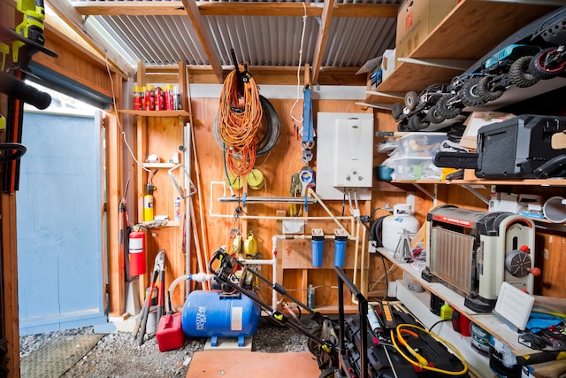 view of storage room