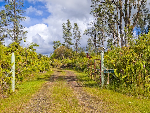 view of road