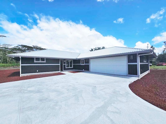 ranch-style house with a garage