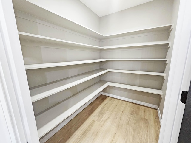 view of storage area