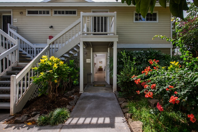 view of entrance to property